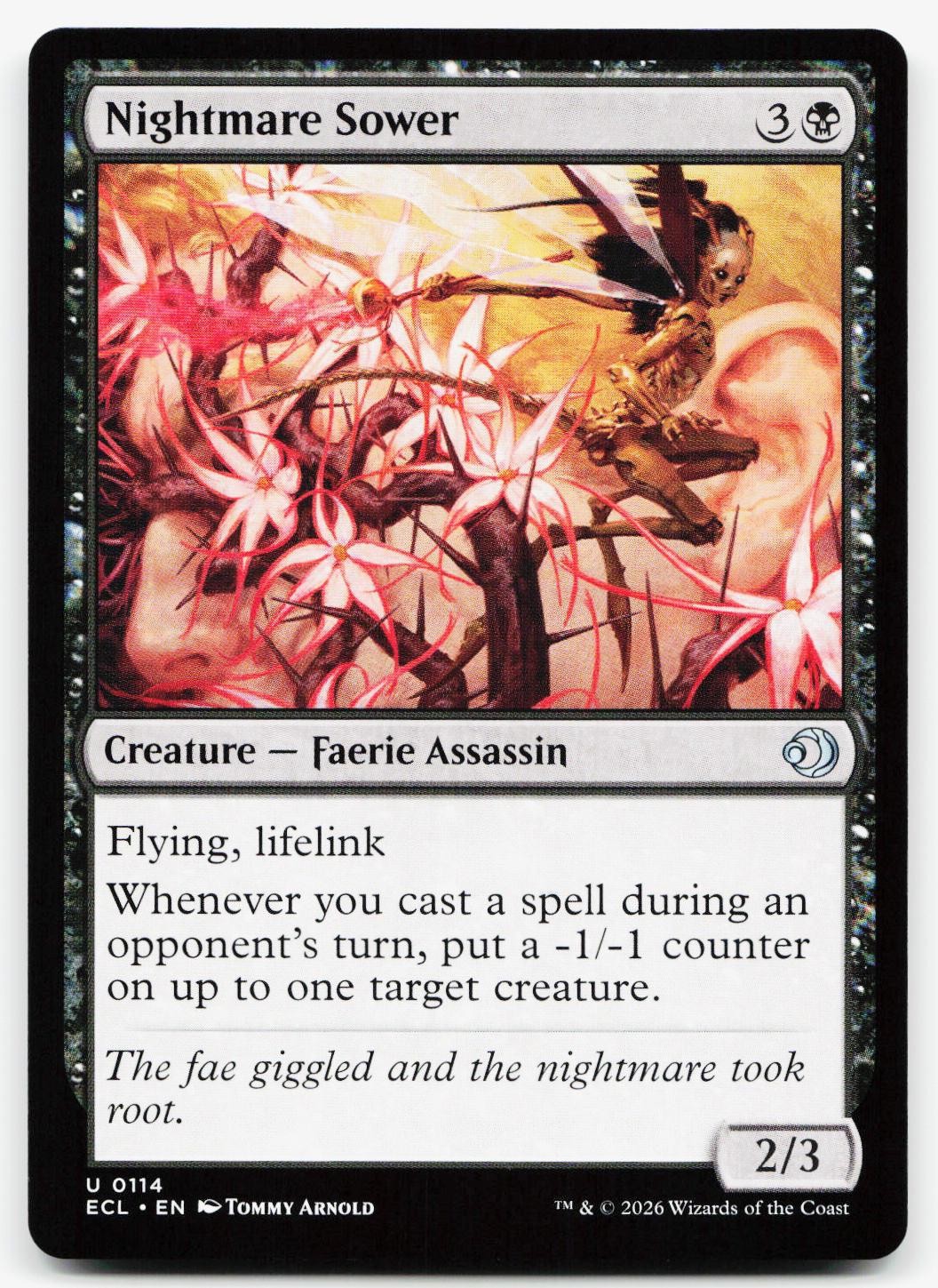 NIGHTMARE SOWER 114 UC LORWYN ECLIPSED NM MTG