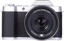 Vivitar - 4K Digital Camera with Enhanced Zoom - Silver/Black