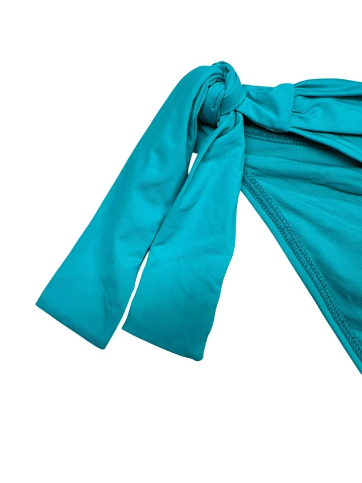 Tommy Bahama Bikini Bottom Womens Medium Shirred Tie Side Hipster Swim Ming Jade - Image 3 of 4