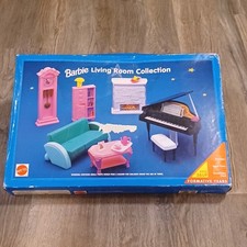 Vintage RARA NRFB Barbie Soggiorno Collezione Target Scatola Blu Mattel LEGGI