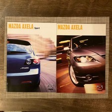 Mazda Axela Sport Car Brochure Compact Athletic Design Model Mazda Axela Sport Car Brochure Compact Athletic Design Model