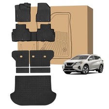 Peleus Floor Mats for Nissan Murano 2024-2017.5,TPE All Weather Protection 2