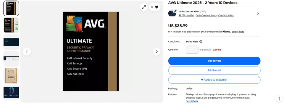 AVG Ultimate 2025 - 2 Years  10 Devices - Image 2 of 4