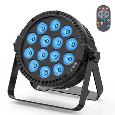 RGBW 4-in-1 LED Par Lights, 80W Stage Lights with 0-100 Dimmer Professional ...