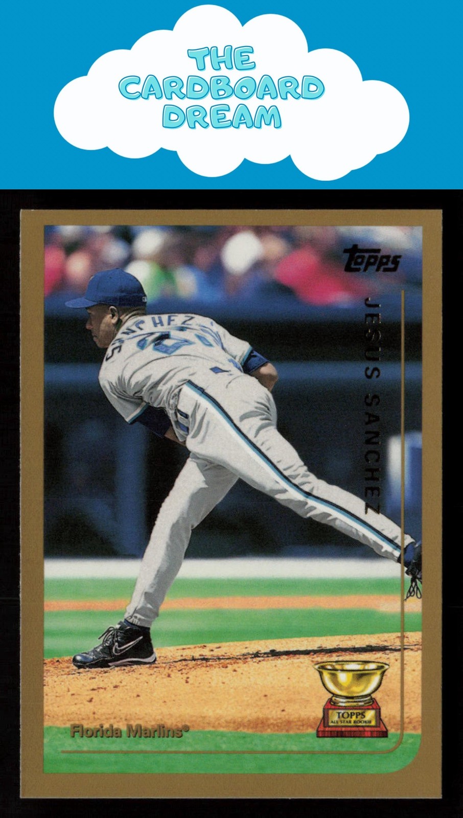 Jesus Sanchez 1999 Topps #419 Rookie Gold Cup Florida Marlins Baseball Card
