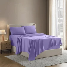 Nestl California King Sheet Set - 1800 Microfiber Ultra-Soft Cal King Bed Sheets