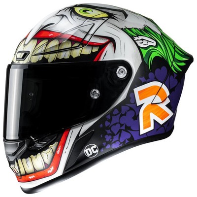 HJC RPHA 1N Joker Helmet - White/Purple/Green - MC48SF LE - Size X