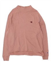 CHAMPION Womens Loose Fit Sweatshirt Jumper UK 18 XL Pink Polyester AW01