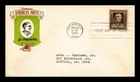 DR JIM STAMPS US COVER JAMES WHITCOMB RILEY FAMOUS AMERICANS FDC TORKEL GUNDEL