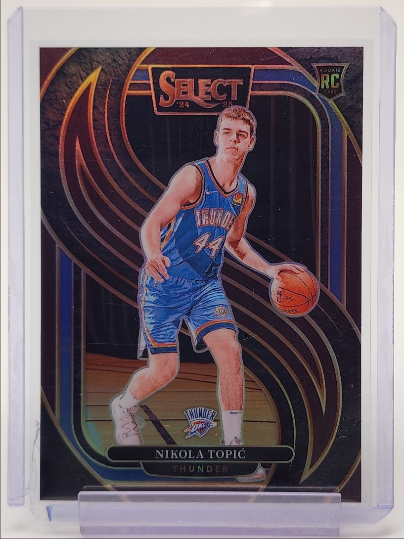 NIKOLA TOPIC 2024-25 SELECT PREMIER LEVEL ROOKIE MAROON PRIZM RC /175 Q5759