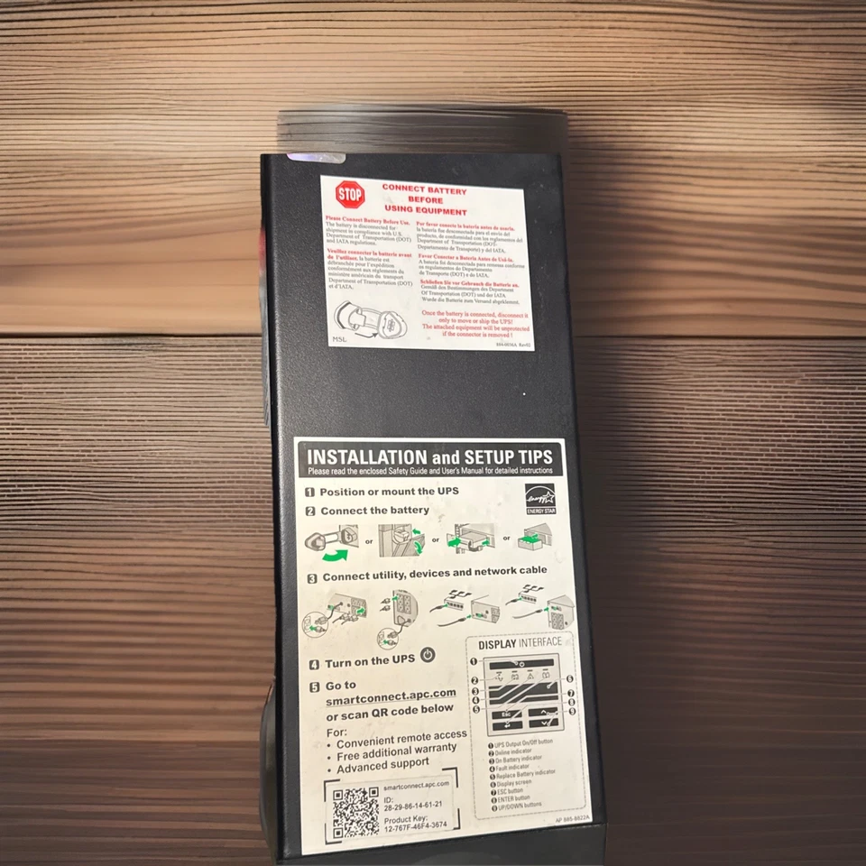 APC UPS: 500W 120V SMT750 - Image 4 of 4