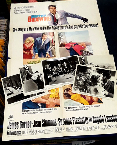 "Mister Buddwing" - 1966 vintage 1 Sheet Poster + film stills - James Garner
