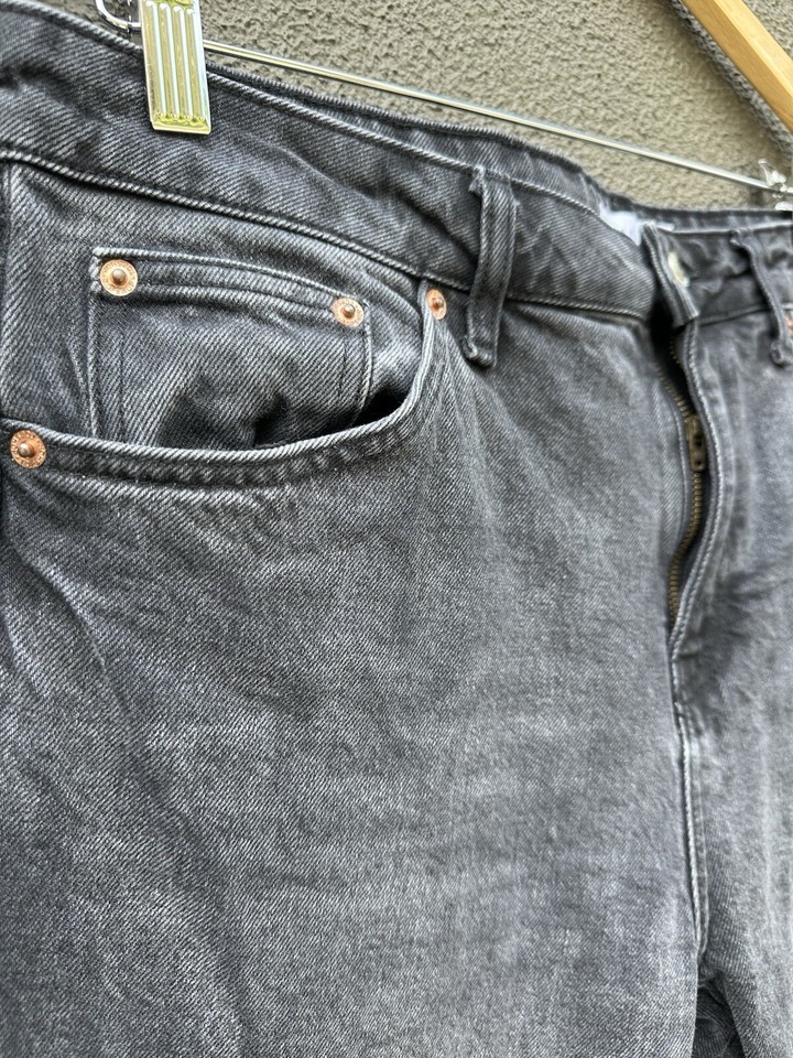 Petite Straight Leg Black Jeans W34 L28 eBay