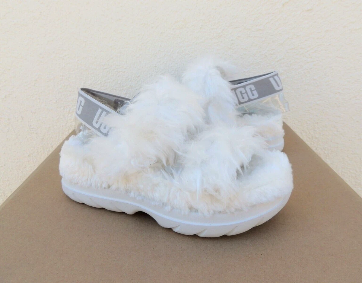 Uggs store furry sandals