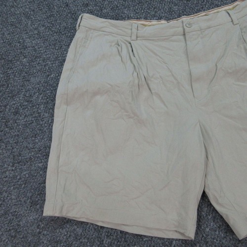 Tommy Bahama Shorts Mens ' 42 Beige Tan Silk Blend Pleated Chino 40x9* - Picture 3 of 21