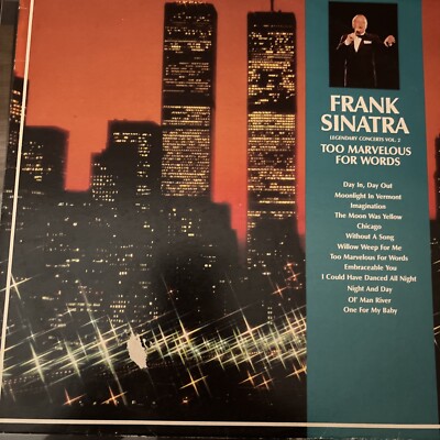 Frank Sinatra , Too Marvelous For Words, Legendary Concerts Vol 2, Vinyl no13
