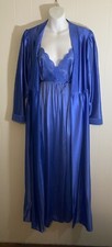 VTG Gilead Nightgown 6531 Robe 3996 Royal Blue Size Medium Whimsical Romantic