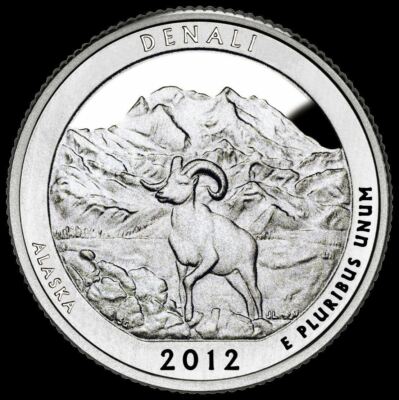 2012 S Alaska Quarter ATB Denali Gem PROOF Deep Cameo Clad US Mint