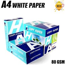 A4 COPIER PAPER PRINTER WHITE 1 2 3 4 5 REAMS OF 500 SHEETS PHOTOCOPY STATIONARY