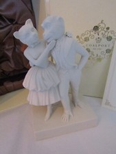 COALPORT DIE SCHÖNE UND DAS BIEST FIGUR BASIEREND AUF IRONBRIDGE MUSEUMSSTÜCK NEU IN VERPACKUNG