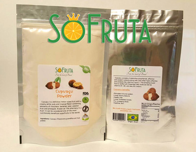 Cupuacu powder 32oz (907g) Freeze Dried Kosher Superfood of the Gods SoFruta