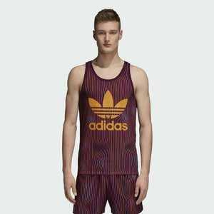 adidas warped stripes tank top