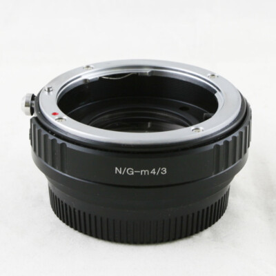 Focal Reducer Speed Booster Adapter Nikon F G Objektiv für Micro 4/3 M43 GH4 BMP