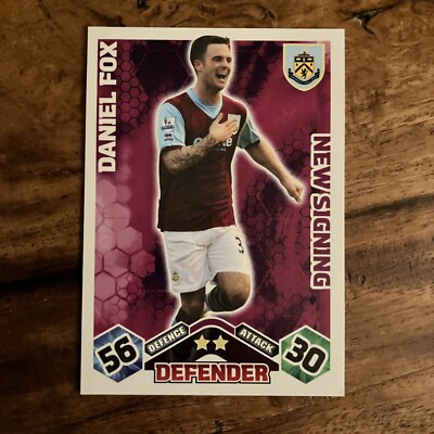 Match Attax Extra 2009/10 Daniel Fox Neu Signiert (Beschreibung lesen)