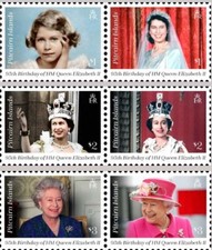 Pitcairn Islands 2021 - Queen Elizabeth II 95th Birthday - Set of 6 - MNH