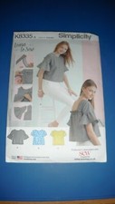 Misses Box Top with Back and Sleeve Variations Simplicity Sewing Pattern 8335