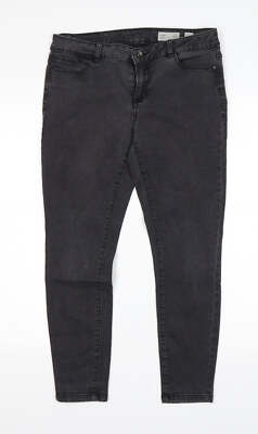 Vera Moda Damen Skinny Jeans schwarz Baumwollmischung Größe L W30 L25