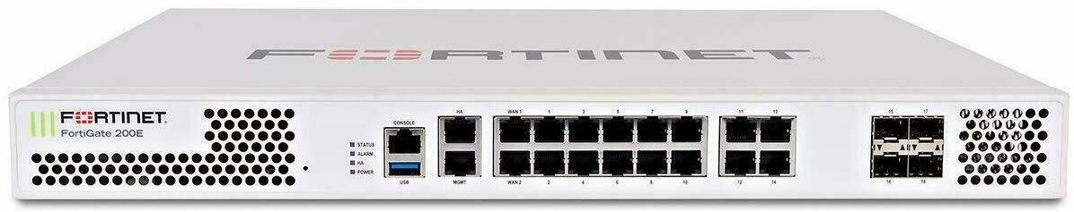 Fortinet FortiGate FG-200E Network Security Firewall 18xGE port