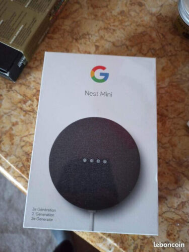 Google Nest mini 2nd Generation Home - Black - Enceinte intelligente - NEUVE