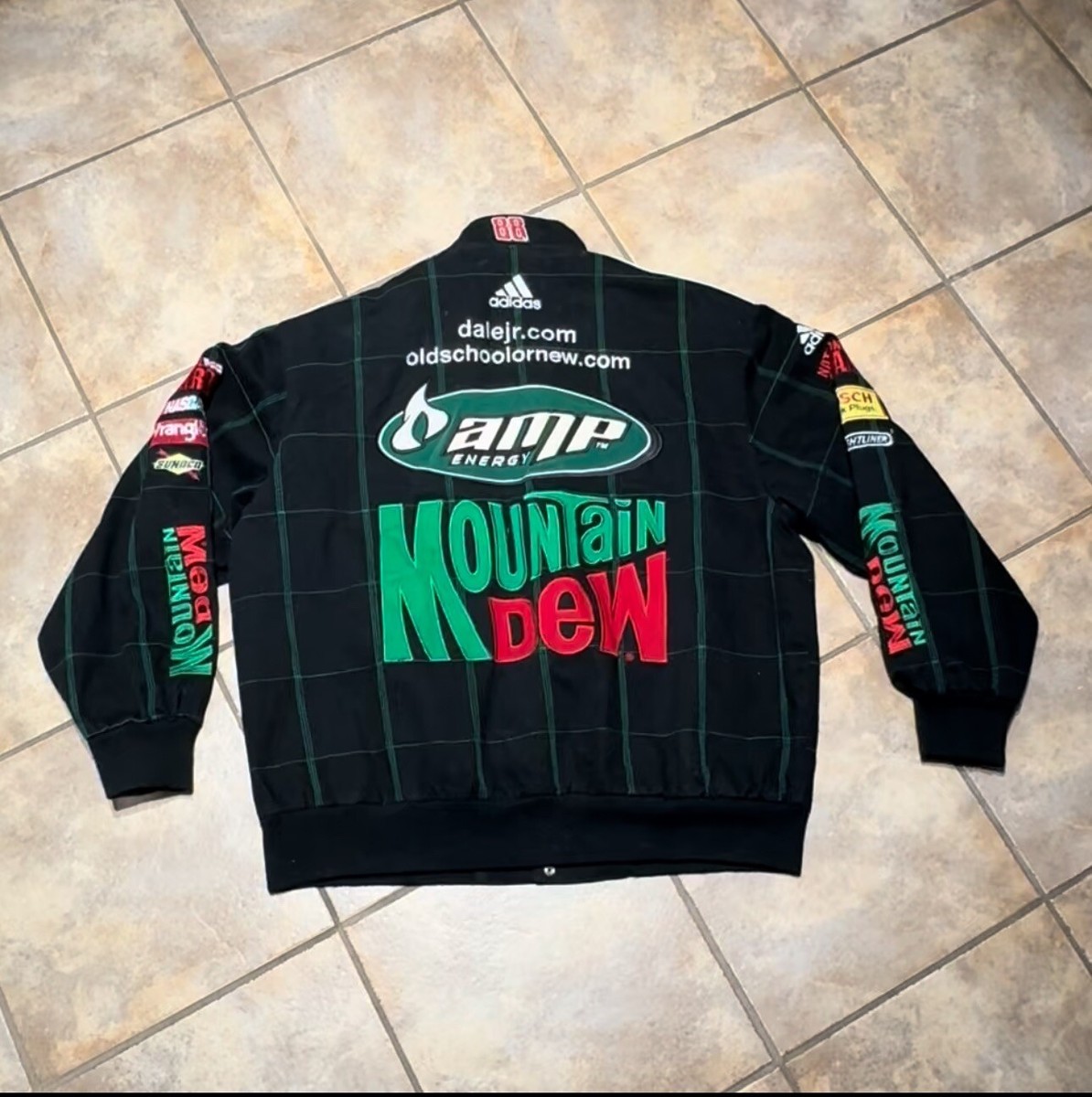 DEADSTOCK Nascar Dale Earnhardt Jr Jacket Mountain Dew sz XL | eBay