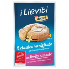 Decor&igrave; Classic Vanilla Yeast.