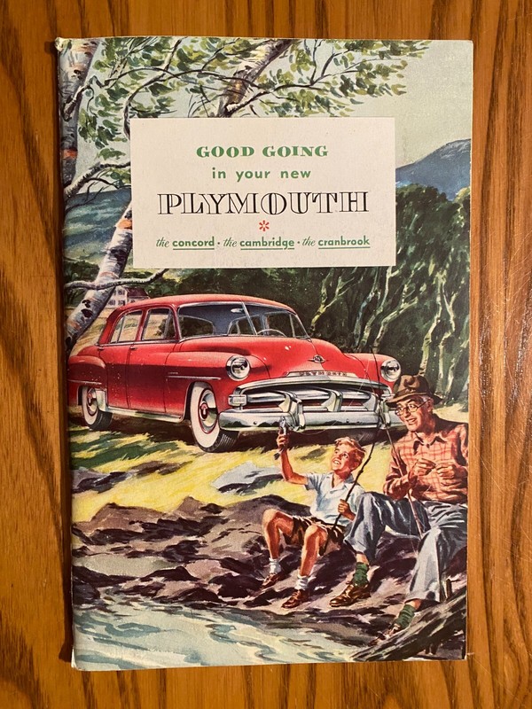 1951 Good Going in your New Plymouth Concord/Cambridge/Cranbrook - Booklet
