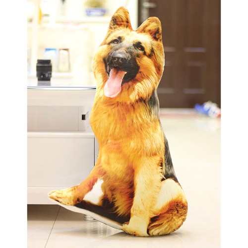 3D Simulation Plush Dog Tiger Cushion Kids Toy Dolls Stuffed Animal 40cm - Picture 10 of 12