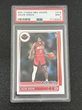 2021 Panini NBA Hoops Jalen Green #218 Rookie Card RC PSA 9 MINT