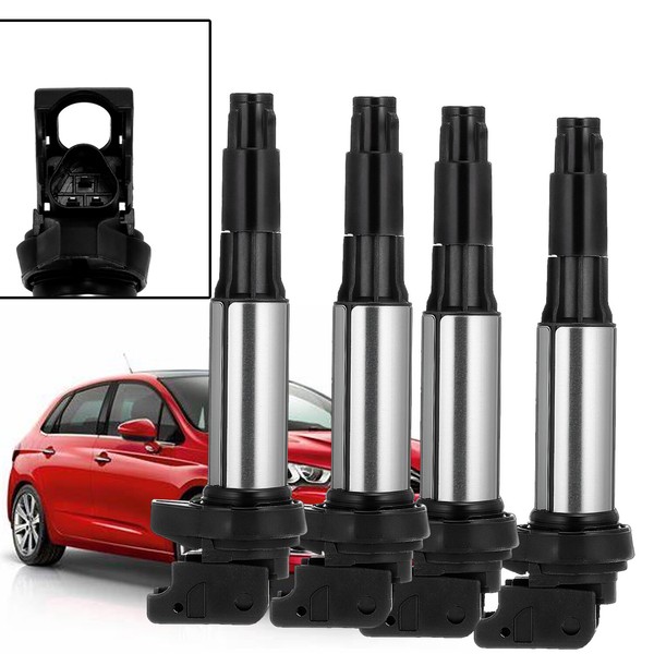 4X ZüNdspule 48206 FüR Bmw E81 Peugeot CitroËN Mini ROLLS-ROYCE Ds Alpina Opel-image