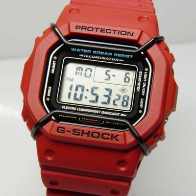 Casio Original G-shock Watch Band Dw-5600p-4 Red Band Dw5600p 