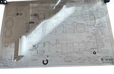 RCM RC Modeler T-6F Texan RC Model Airplane Warbird Plans 2 Sheets 62” Wingspan