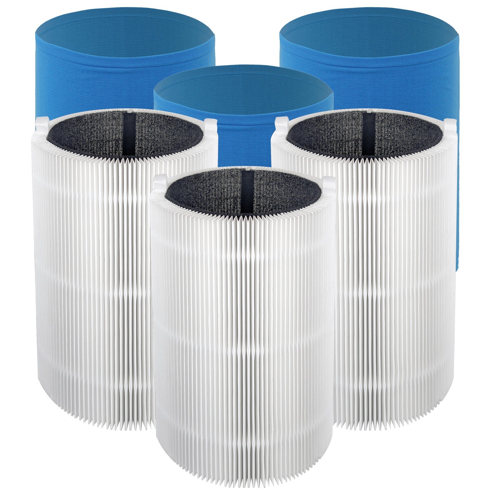 Filter Kit for BLUEAIR Air Purifier HEPA Carbon Blue Pure 411 3210 Joy S 3 Pack - Image 2