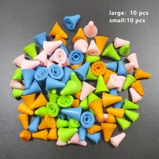 20 PCS Mixed Color Knitting Needles Point Protectors Knitting Needle Tip Stopper