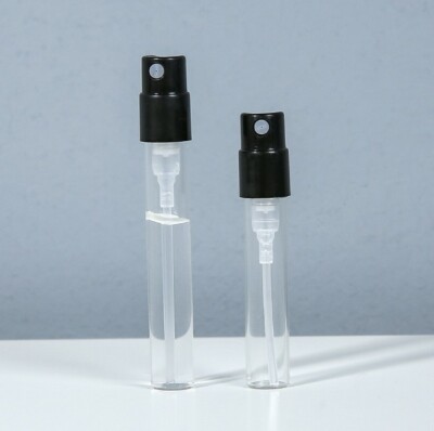 1/2ml Clear Glass Spray Bottle Perfume Atomiser Travel Pump Sample Vial  Portable UK