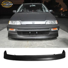 Fits 88-91 Honda Civic Front Bumper Lip Spoiler PU EF Sedan HB CS