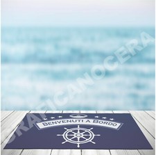 Tappeto Benvenuti a Bordo per barca varie misure idea regalo estate divertente