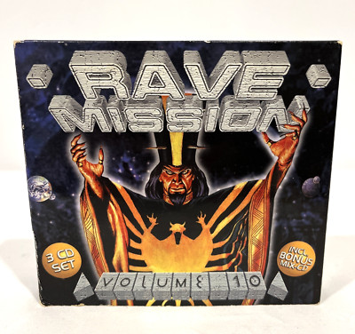 RAVE MISSION 3-DISC SET VOLUME 10 W/ BONUS MIX-CD VARIOUS 1997 SUB TERRANEAN