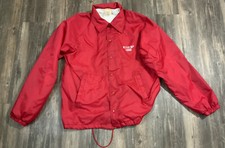 Vintage 80's better buy foods Red Jacket Made in USA medium M