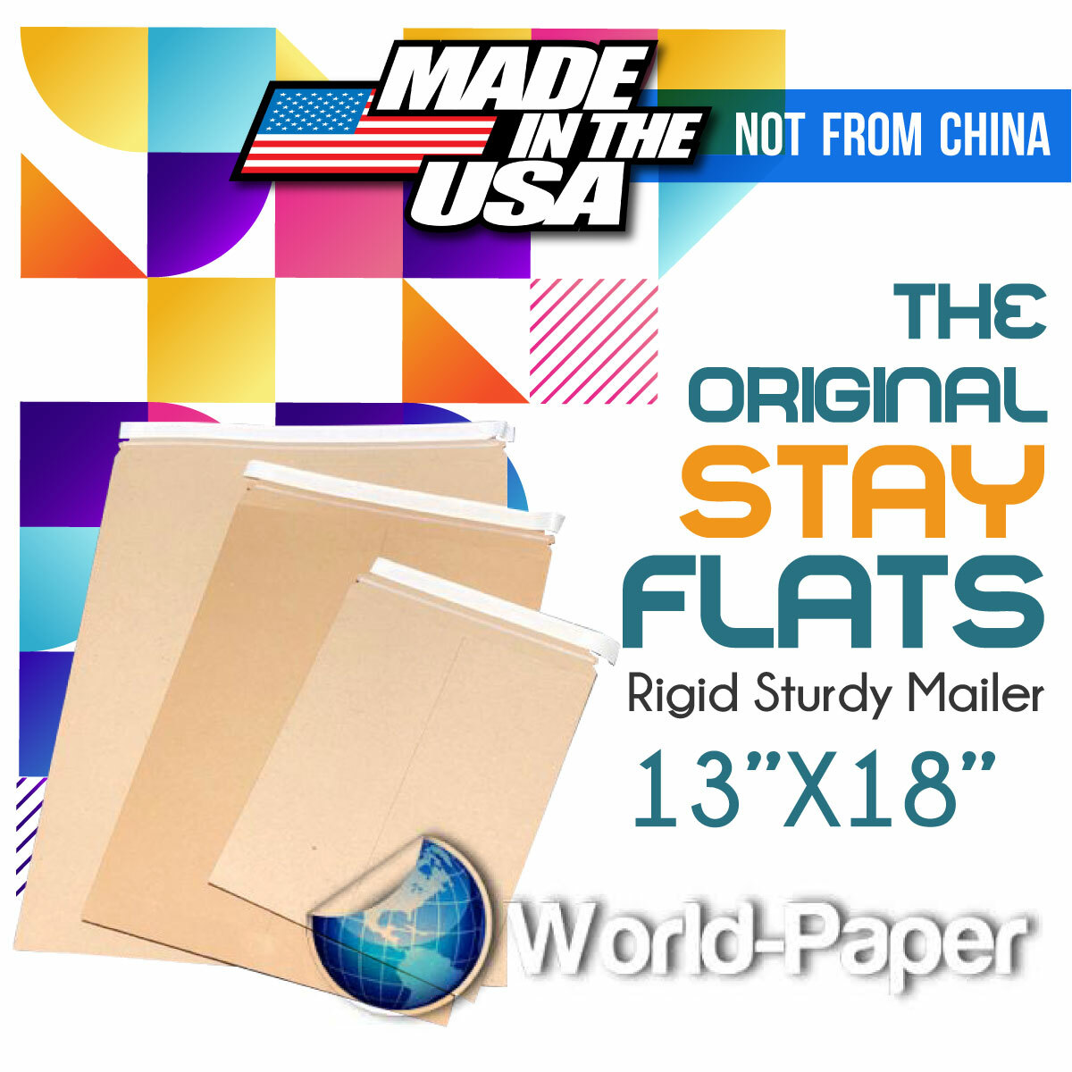 STAY FLATS 10 13x18 RIGID PHOTO MAILERS ENVELOPES USA eBay