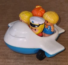 Vintage Kenner Tree Tots Cap'n Cork Flight PLANE Adventure Set Family Tree House